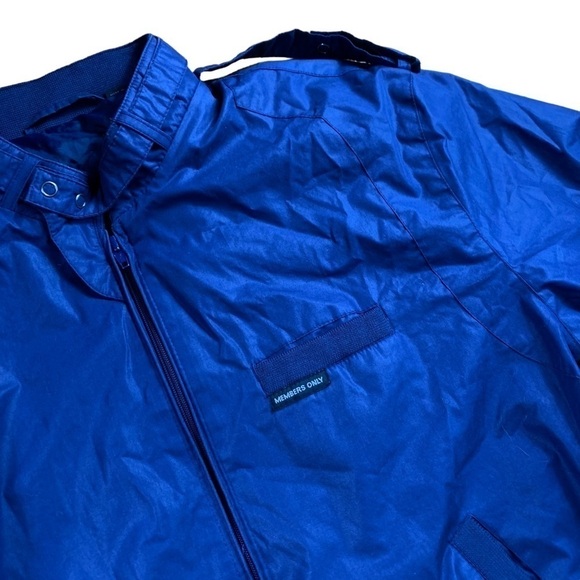 Members Only Navy Blue Bomber Jacket - Picture 2 of 5